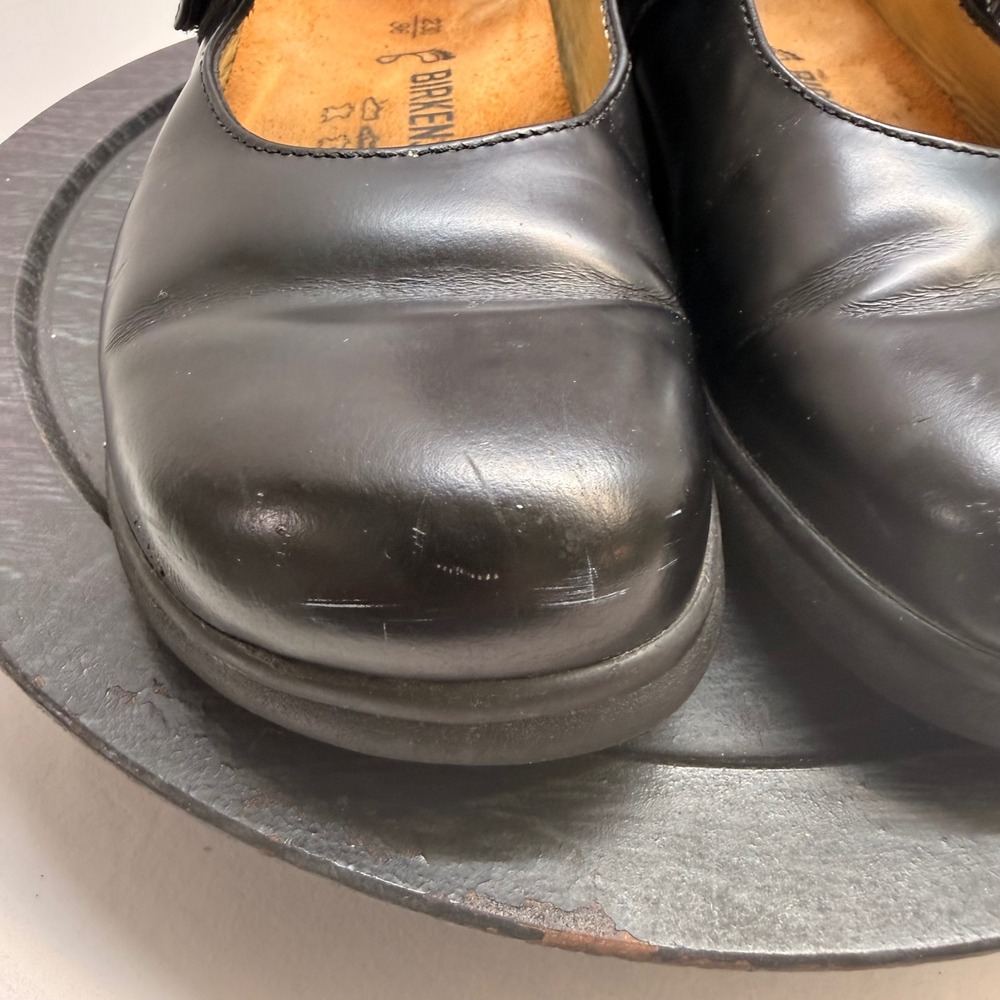 Birkenstock Black Mary Jane Flats with Strap - Picture 6 of 11